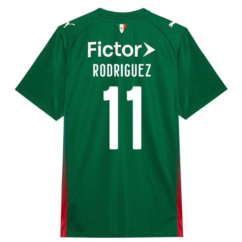 DanxenキッズYamila Rodríguez#11緑赤白ホームシャツ2026/27ジャージーユニフォーム