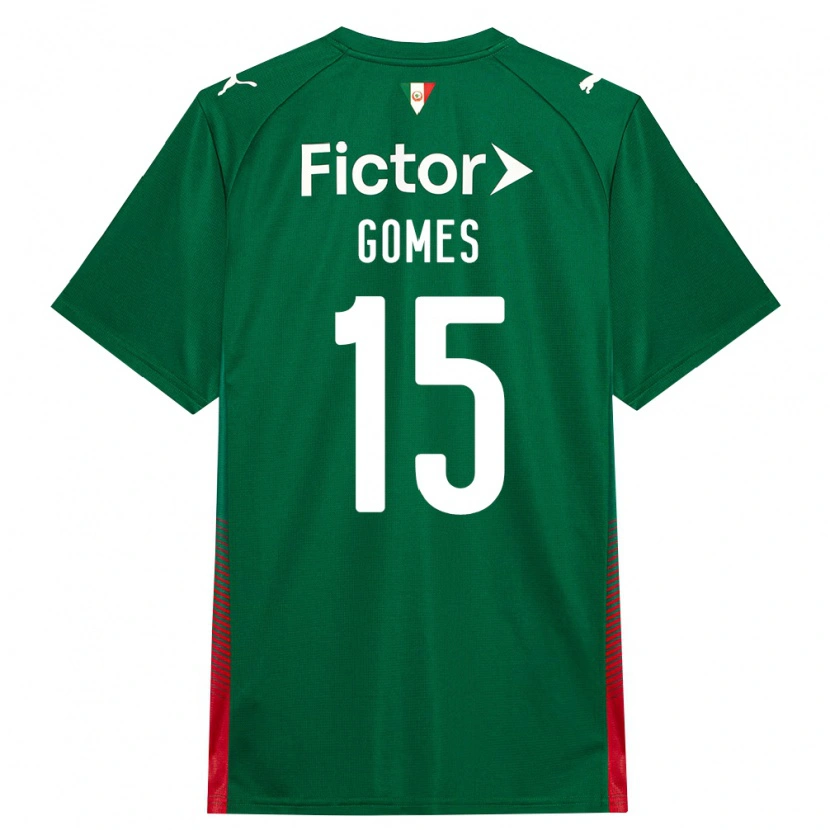 DanxenキッズBianca Gomes#15緑赤白ホームシャツ2026/27ジャージーユニフォーム