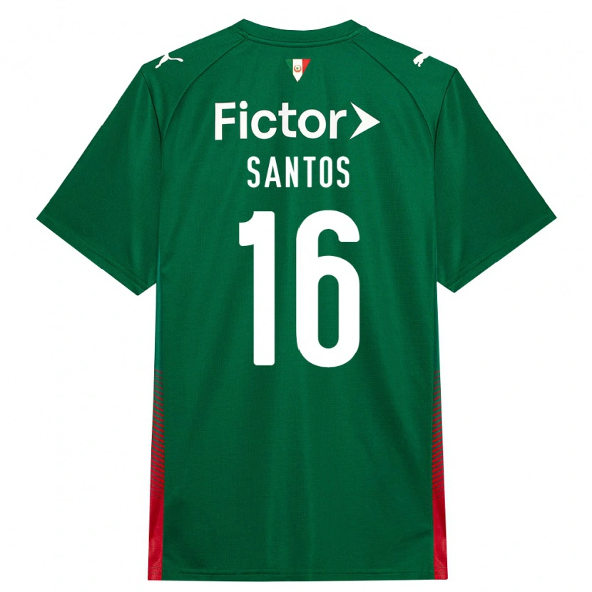 DanxenキッズGaby Santos#16緑赤白ホームシャツ2026/27ジャージーユニフォーム
