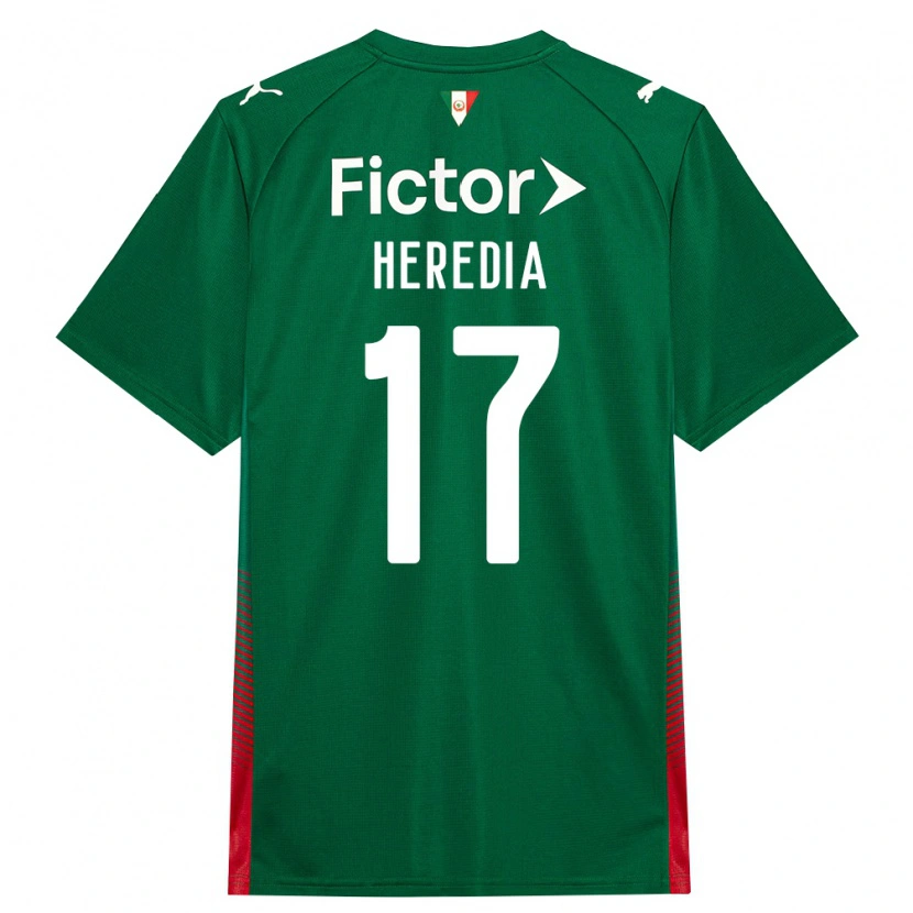 DanxenキッズJesus Heredia#17緑赤白ホームシャツ2026/27ジャージーユニフォーム