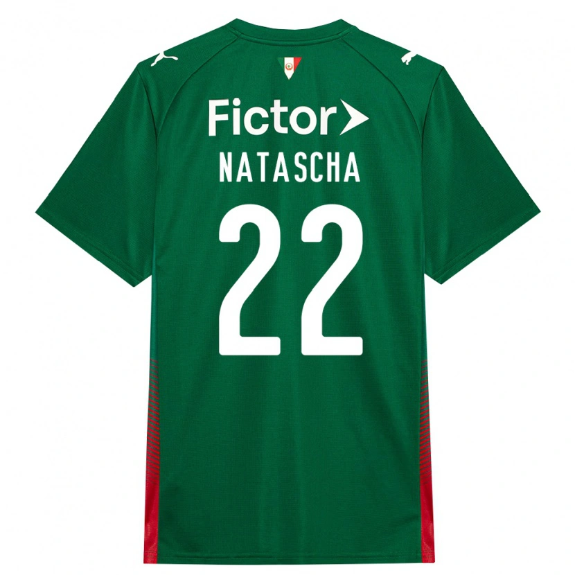 DanxenキッズNatascha#22緑赤白ホームシャツ2026/27ジャージーユニフォーム