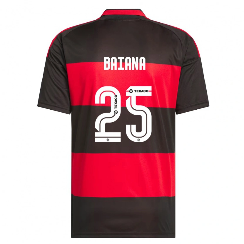 DanxenキッズLarissa Baiana#25赤黒白ホームシャツ2026/27ジャージーユニフォーム
