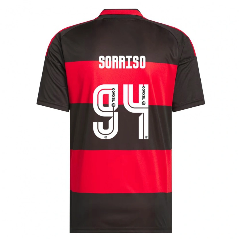 DanxenキッズSorriso#94赤黒白ホームシャツ2026/27ジャージーユニフォーム