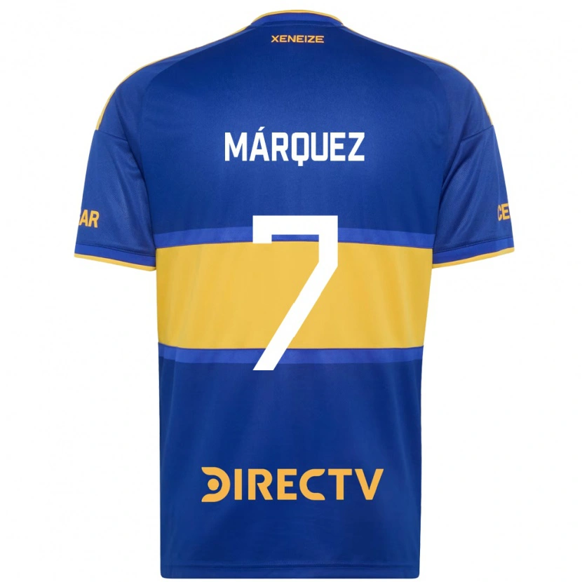 DanxenキッズTomás Márquez#7ロイヤルブルー黄ホームシャツ2026/27ジャージーユニフォーム