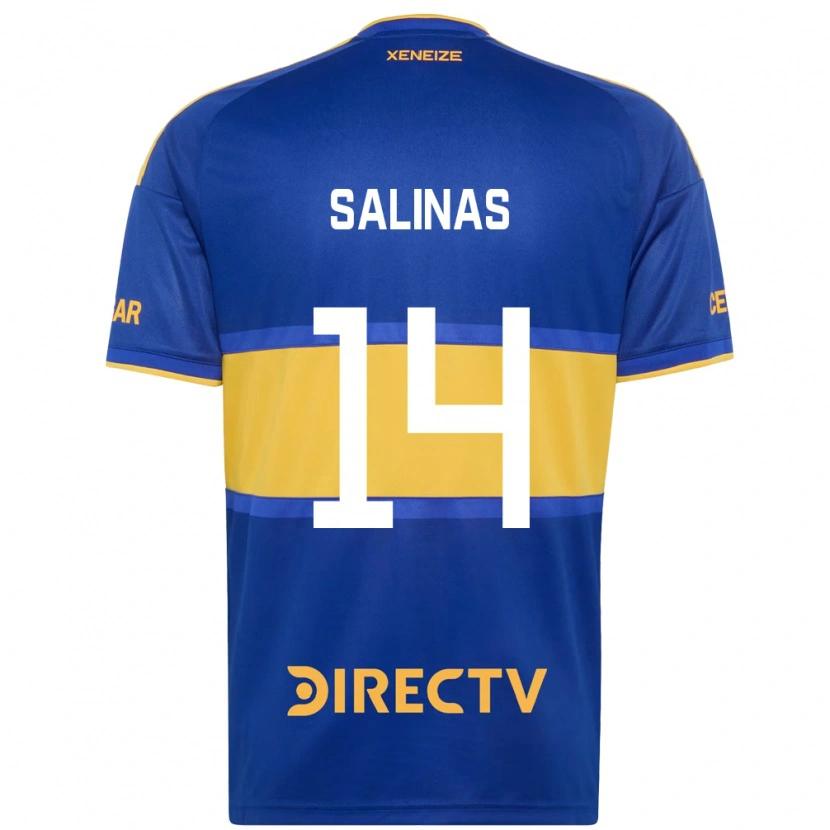 DanxenキッズBenjamin Salinas#14ロイヤルブルー黄ホームシャツ2026/27ジャージーユニフォーム