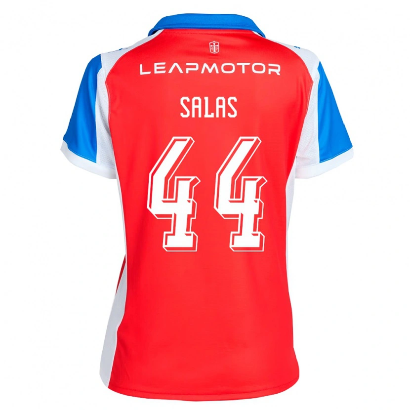 DanxenキッズJosé Salas#44赤青アウェイシャツ2026/27ジャージーユニフォーム