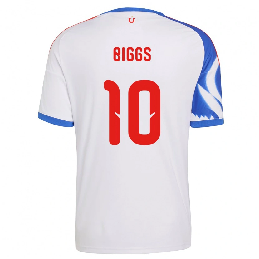 Danxenキッズニコール・ファジュレ・ビッグス#10白紺アウェイシャツ2026/27ジャージーユニフォーム