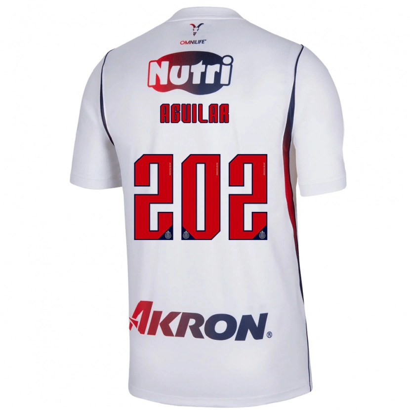 DanxenキッズErick Aguilar#202白赤紺アウェイシャツ2026/27ジャージーユニフォーム