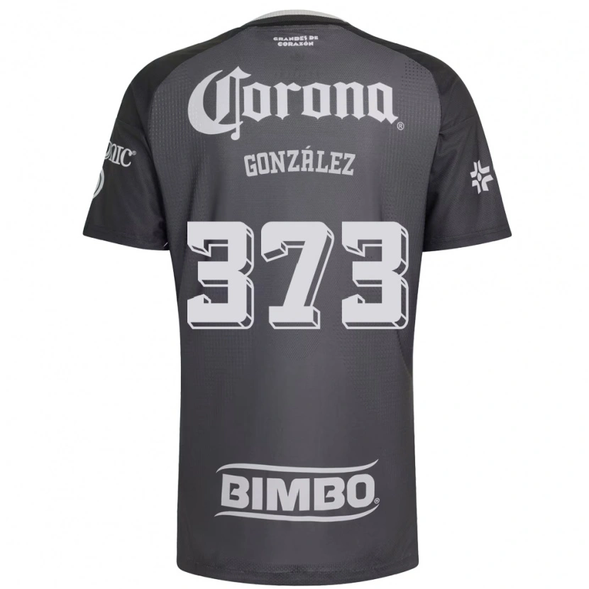DanxenキッズJayden González#373灰色白黒アウェイシャツ2026/27ジャージーユニフォーム