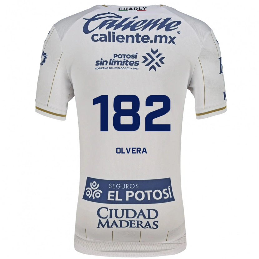 DanxenキッズArtemio Olvera#182白青アウェイシャツ2026/27ジャージーユニフォーム