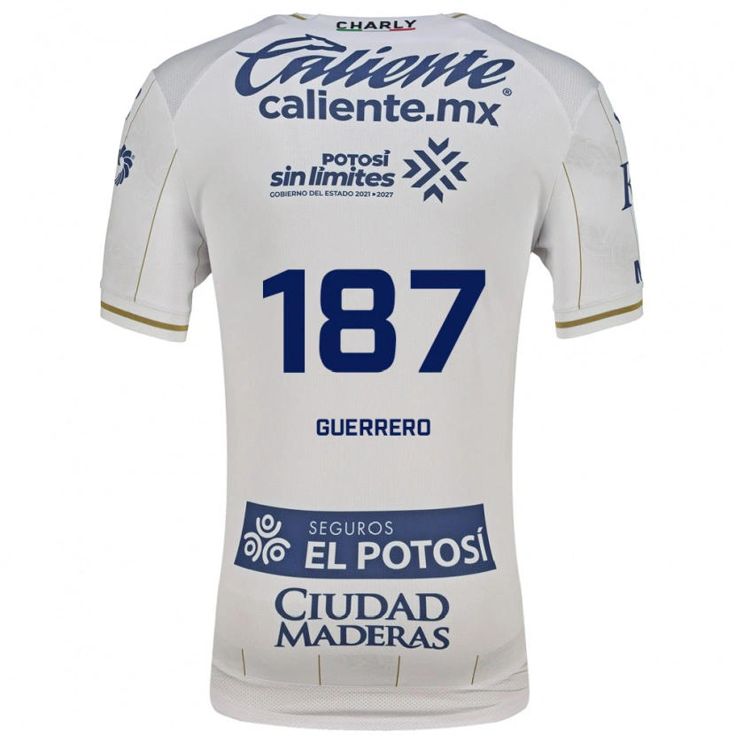 DanxenキッズJavier Guerrero#187白青アウェイシャツ2026/27ジャージーユニフォーム