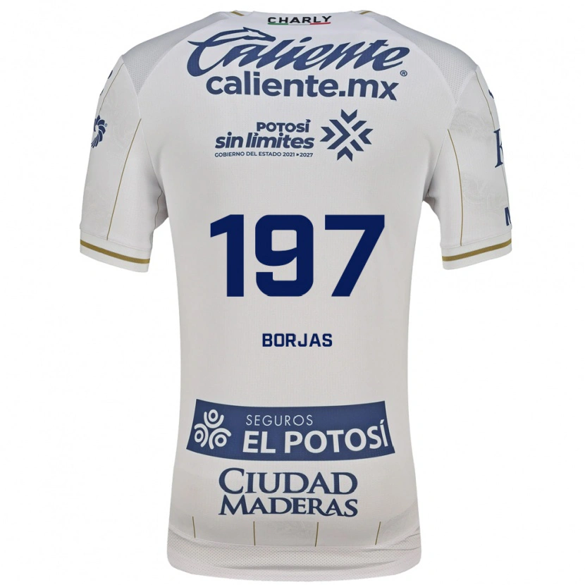 DanxenキッズJesús Borjas#197白青アウェイシャツ2026/27ジャージーユニフォーム