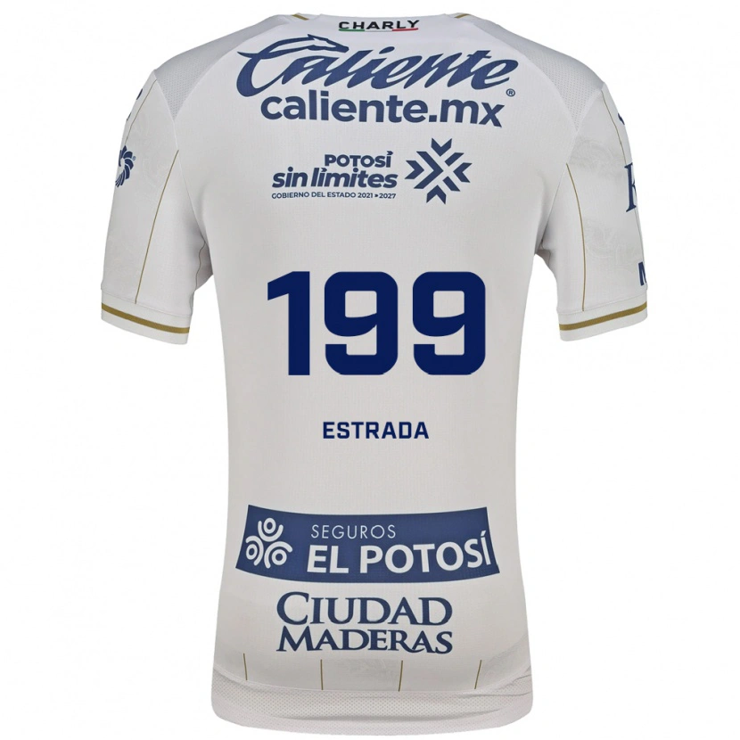 DanxenキッズJaime Estrada#199白青アウェイシャツ2026/27ジャージーユニフォーム