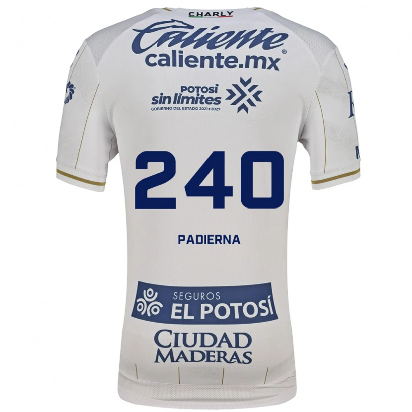 DanxenキッズHugo Padierna#240白青アウェイシャツ2026/27ジャージーユニフォーム