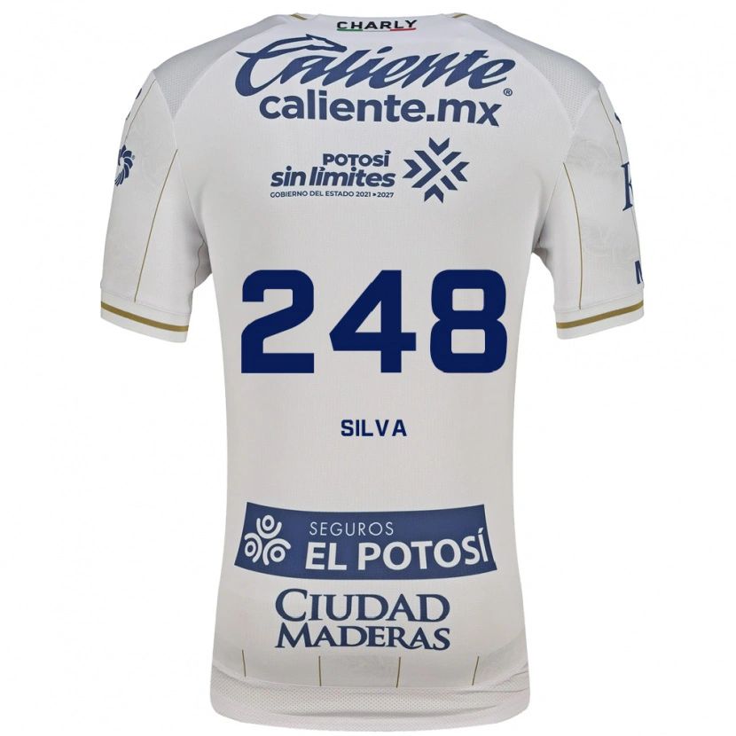 DanxenキッズJoaquín Silva#248白青アウェイシャツ2026/27ジャージーユニフォーム