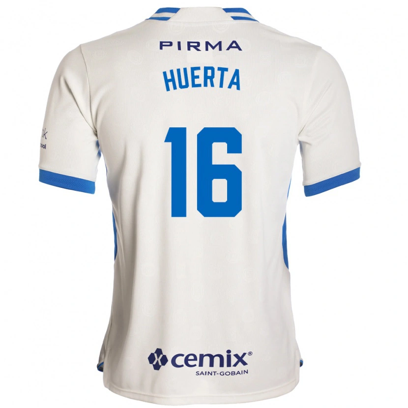 DanxenキッズAna Gabriela Huerta#16白青赤アウェイシャツ2026/27ジャージーユニフォーム