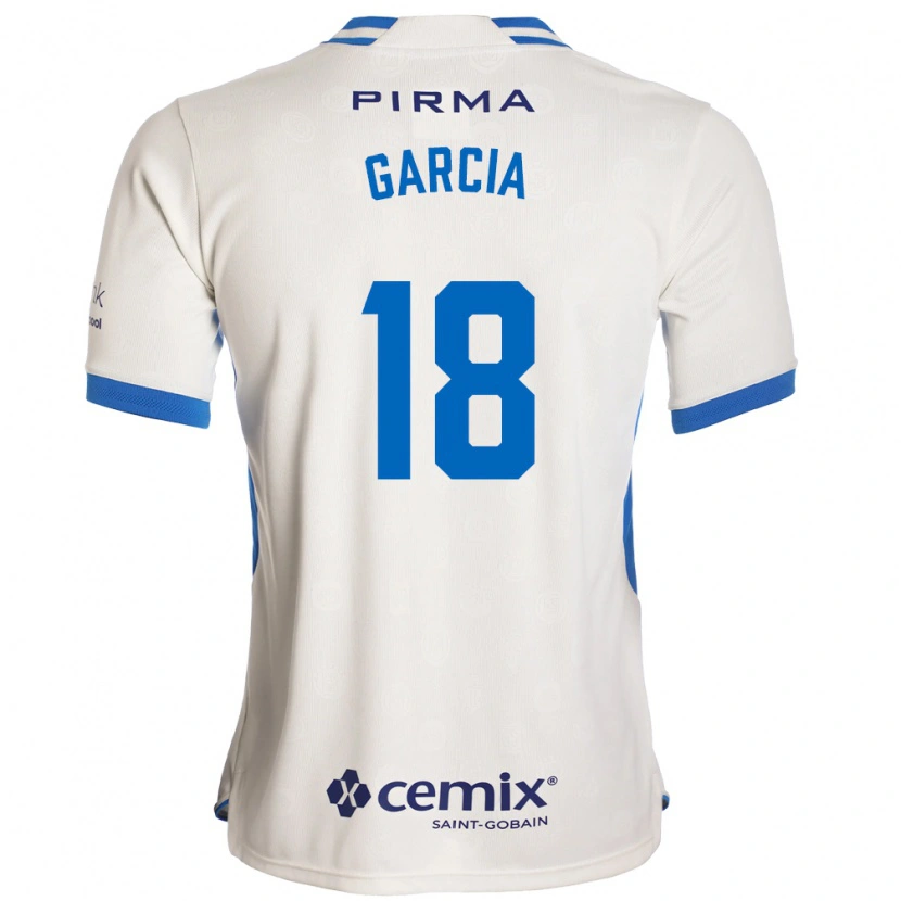 DanxenキッズDiana Garcia#18白青赤アウェイシャツ2026/27ジャージーユニフォーム