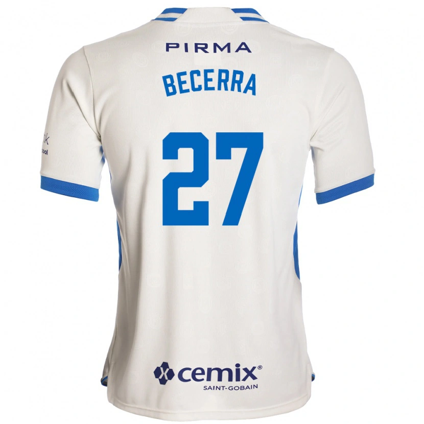 DanxenキッズAna Becerra#27白青赤アウェイシャツ2026/27ジャージーユニフォーム