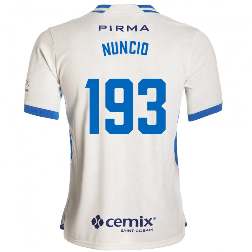 DanxenキッズJorge Nuncio#193白青赤アウェイシャツ2026/27ジャージーユニフォーム