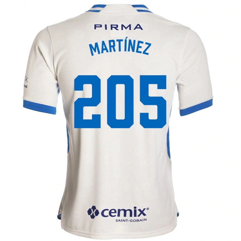 DanxenキッズCésar Martínez#205白青赤アウェイシャツ2026/27ジャージーユニフォーム