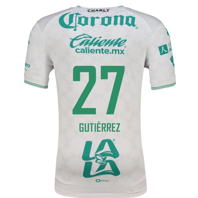 Danxenキッズルイス・グティエレス#27薄緑白アウェイシャツ2026/27ジャージーユニフォーム