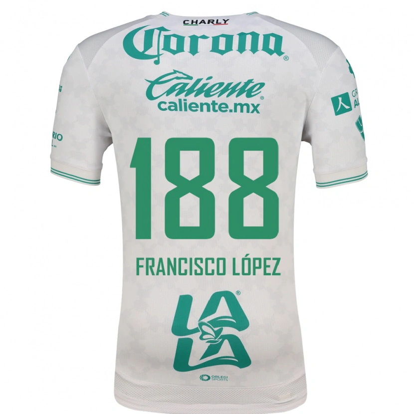 DanxenキッズMagnus Francisco López#188薄緑白アウェイシャツ2026/27ジャージーユニフォーム