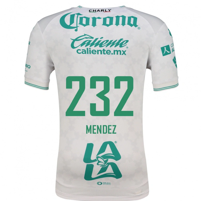 DanxenキッズJosé Méndez#232薄緑白アウェイシャツ2026/27ジャージーユニフォーム