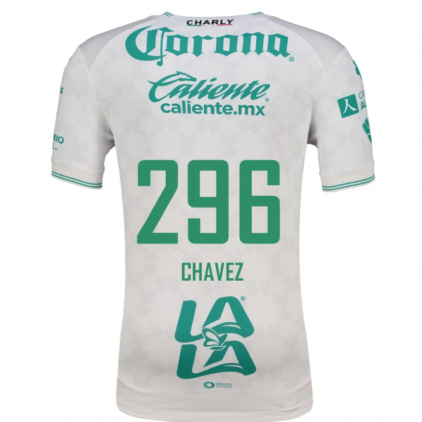 DanxenキッズJustin Chávez#296薄緑白アウェイシャツ2026/27ジャージーユニフォーム