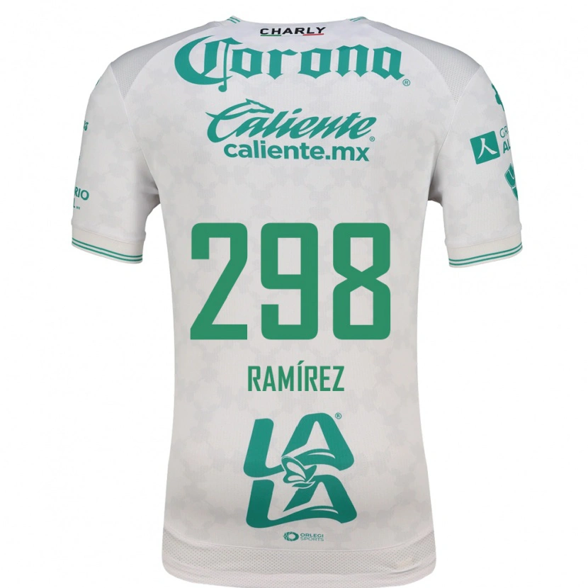 DanxenキッズÁngel Ramírez#298薄緑白アウェイシャツ2026/27ジャージーユニフォーム
