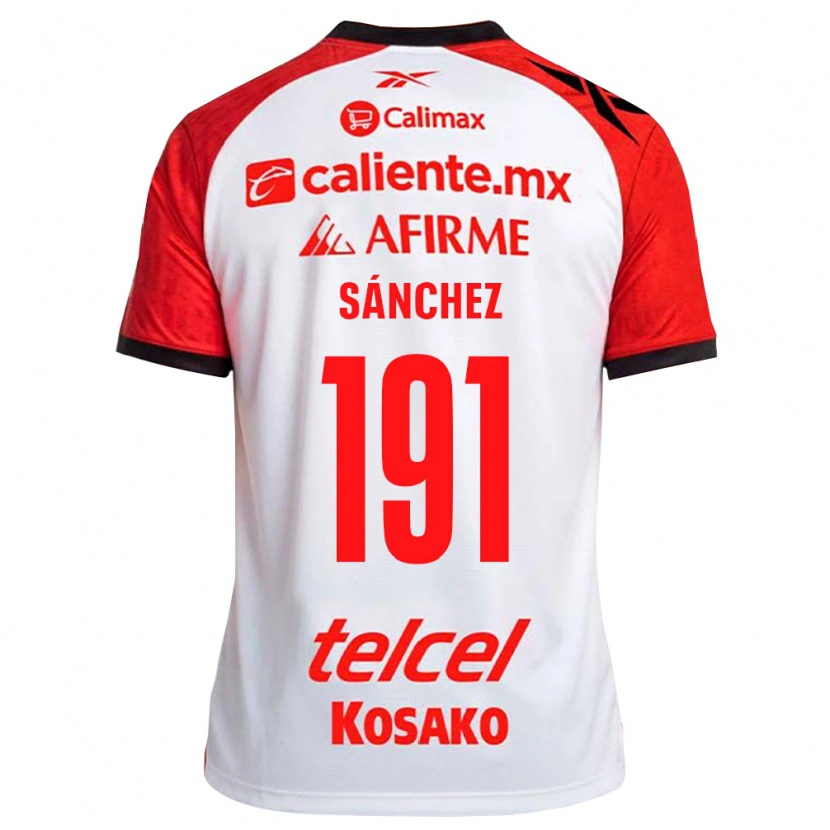 DanxenキッズDiego Sánchez#191白黒赤アウェイシャツ2026/27ジャージーユニフォーム