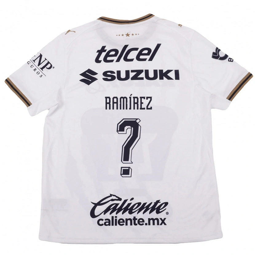 DanxenキッズRicardo Ramírez#0白黒茶アウェイシャツ2026/27ジャージーユニフォーム