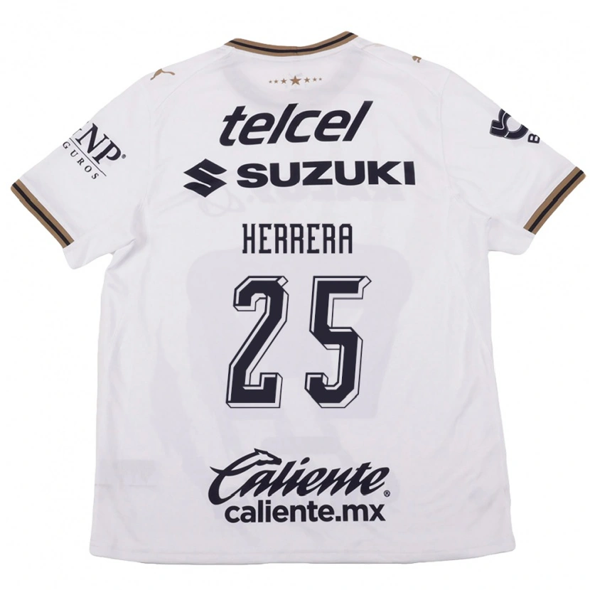 Danxenキッズローラ・エレーラ#25白黒茶アウェイシャツ2026/27ジャージーユニフォーム