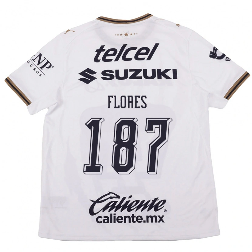 DanxenキッズJonathan Flores#187白黒茶アウェイシャツ2026/27ジャージーユニフォーム
