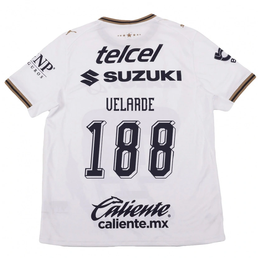 DanxenキッズAndrés Velarde#188白黒茶アウェイシャツ2026/27ジャージーユニフォーム