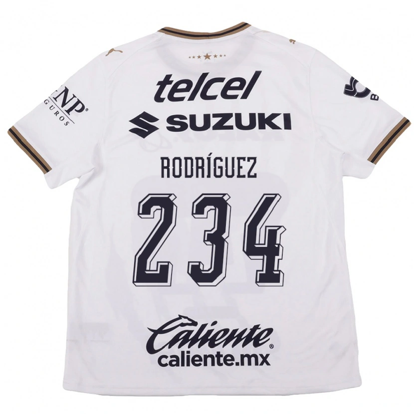 Danxenキッズアクセル・ロドリゲス#234白黒茶アウェイシャツ2026/27ジャージーユニフォーム