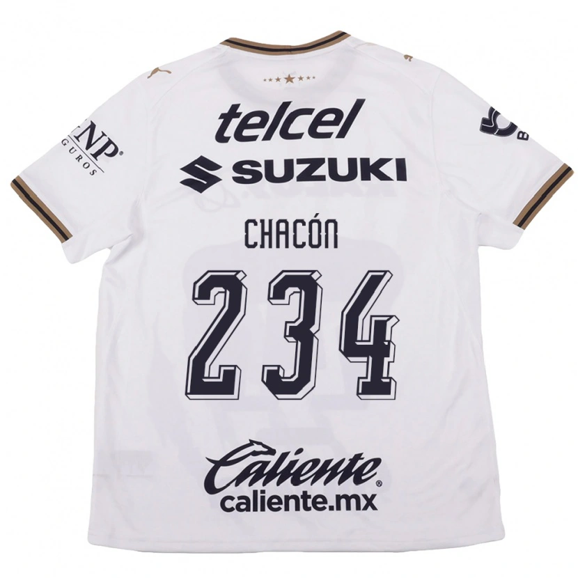DanxenキッズNicolás Chacón#234白黒茶アウェイシャツ2026/27ジャージーユニフォーム