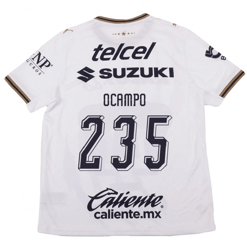 DanxenキッズJohan Ocampo#235白黒茶アウェイシャツ2026/27ジャージーユニフォーム
