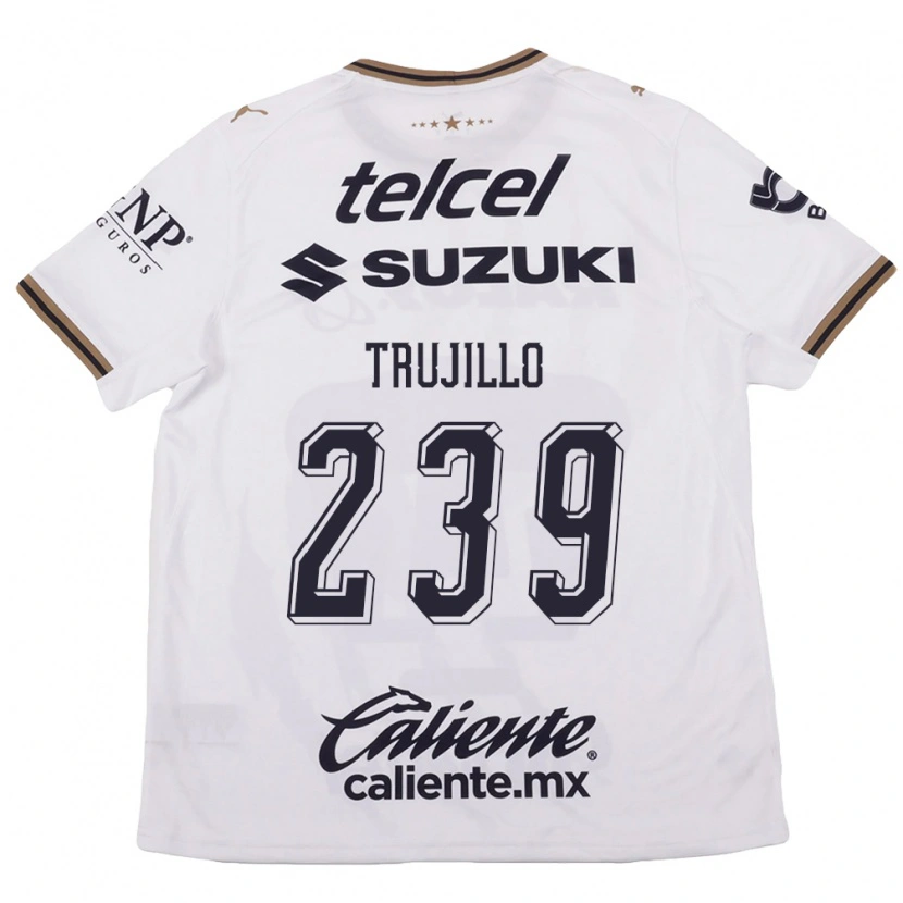 DanxenキッズAxel Trujillo#239白黒茶アウェイシャツ2026/27ジャージーユニフォーム