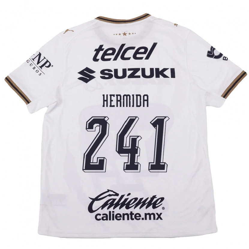 DanxenキッズEmiliano Hermida#241白黒茶アウェイシャツ2026/27ジャージーユニフォーム