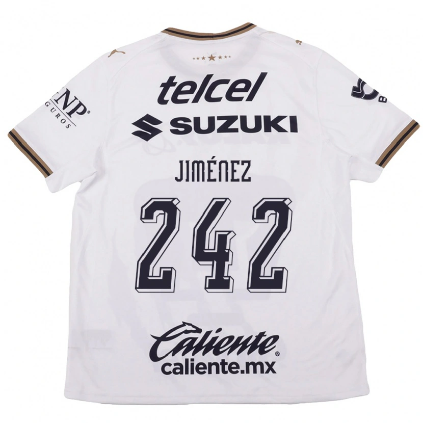 DanxenキッズAxel Jiménez#242白黒茶アウェイシャツ2026/27ジャージーユニフォーム