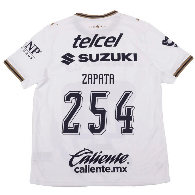 DanxenキッズJan Zapata#254白黒茶アウェイシャツ2026/27ジャージーユニフォーム