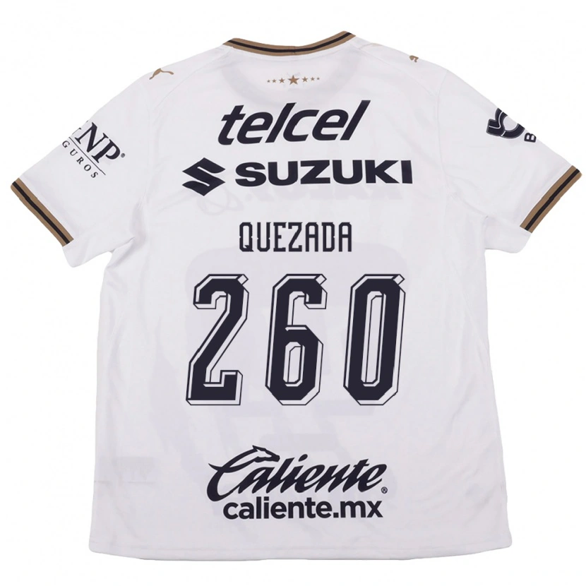 DanxenキッズHéctor Quezada#260白黒茶アウェイシャツ2026/27ジャージーユニフォーム