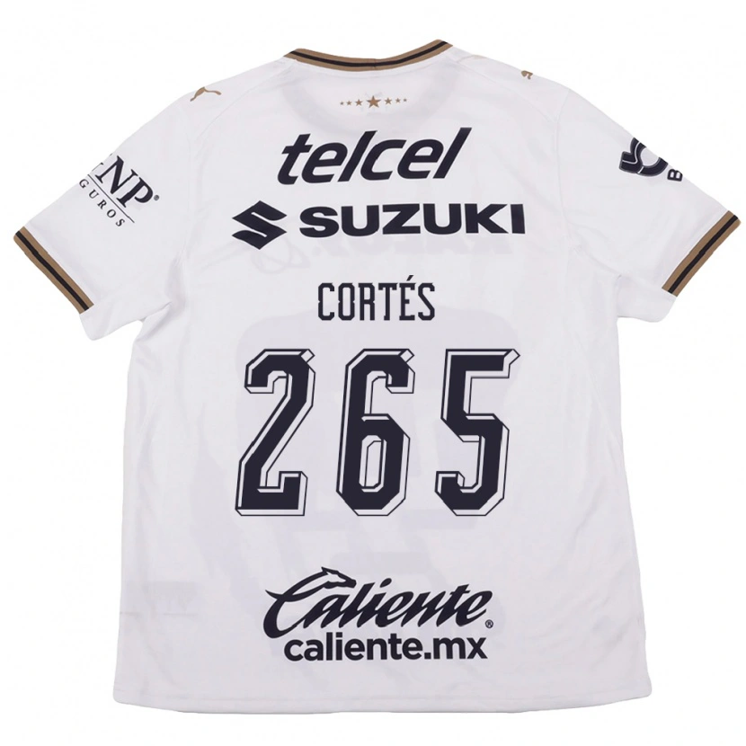 DanxenキッズJhostyn Cortés#265白黒茶アウェイシャツ2026/27ジャージーユニフォーム