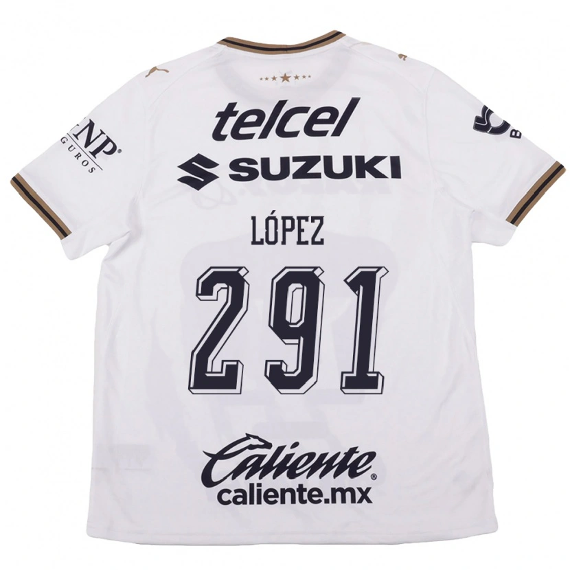DanxenキッズJavier López#291白黒茶アウェイシャツ2026/27ジャージーユニフォーム