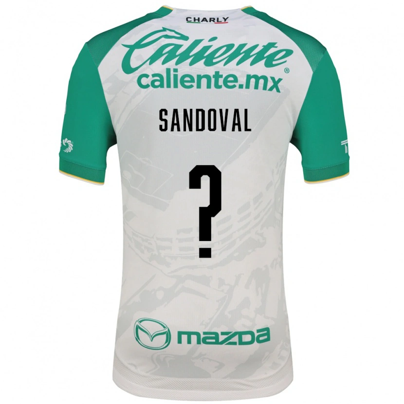 DanxenキッズAxel Sandoval#0薄緑白アウェイシャツ2026/27ジャージーユニフォーム