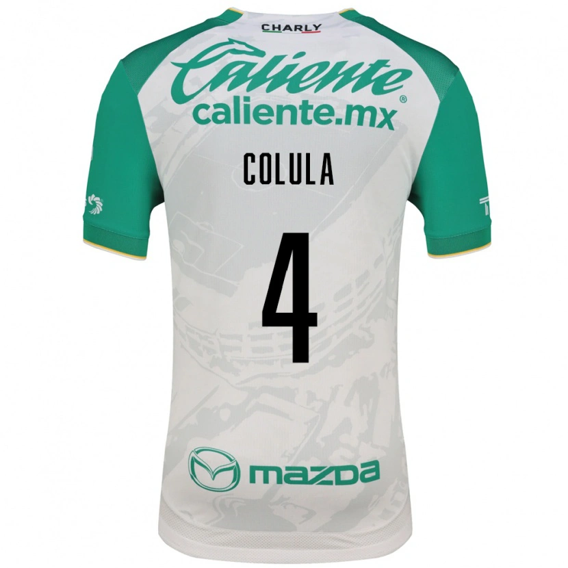 DanxenキッズBryan Colula#4薄緑白アウェイシャツ2026/27ジャージーユニフォーム