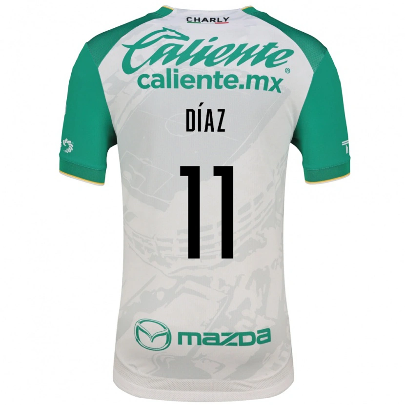 Danxenキッズイスマエル・ディアス#11薄緑白アウェイシャツ2026/27ジャージーユニフォーム