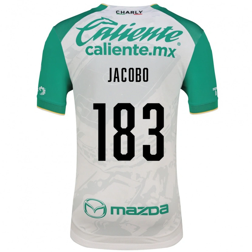 DanxenキッズSebastián Jacobo#183薄緑白アウェイシャツ2026/27ジャージーユニフォーム