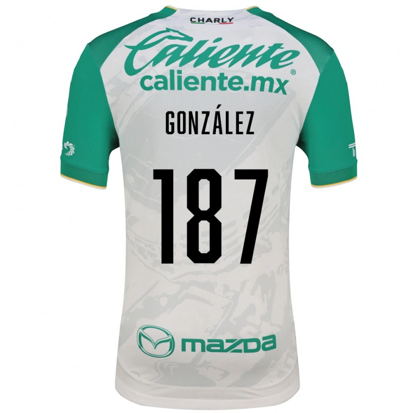 DanxenキッズMilán González#187薄緑白アウェイシャツ2026/27ジャージーユニフォーム