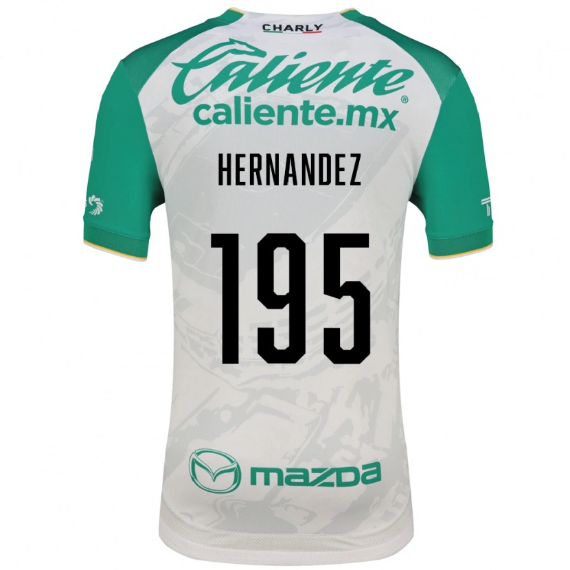 DanxenキッズFernando Hernández#195薄緑白アウェイシャツ2026/27ジャージーユニフォーム